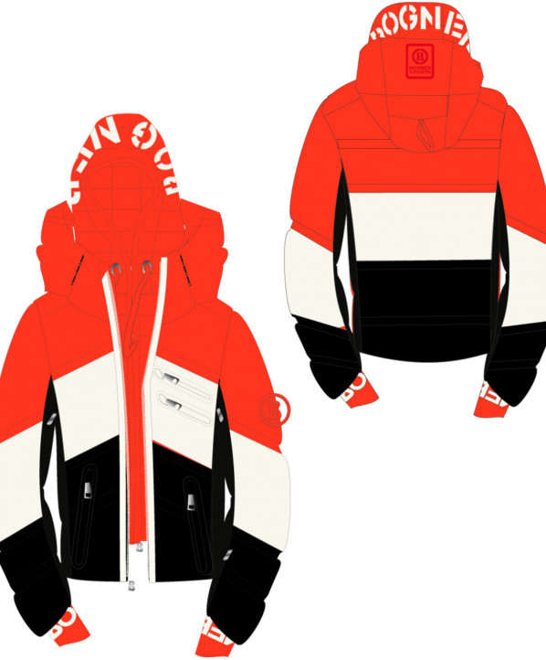 ski shop Paris : Bogner AMON Men's ski jacket  Gender:Men Couleur:Red 