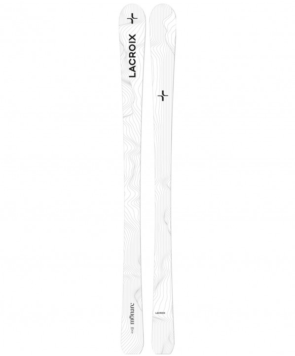 Magasin ski Paris : Skis Lacroix Monarc + Fixations  Coupe:Mixte Couleur:Blanc 