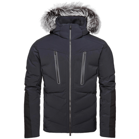 mens ski jacket with fur hood